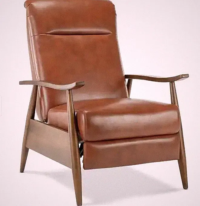 BRAND NEW Wood Push Back Recliner. Top Quality. Too Big For My Apartment