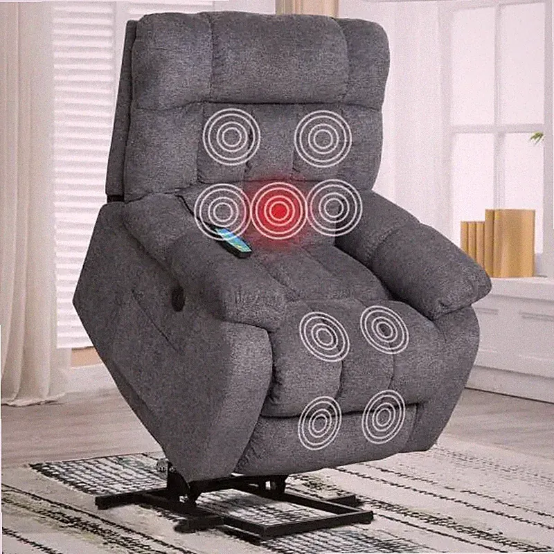 Electric Lift Recliner with Heat Therapy& Massage for the Elderly Heavy Recliner